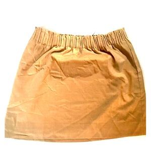 J Crew Wool Sidewalk stretch Mini Skirt w/ Pockets